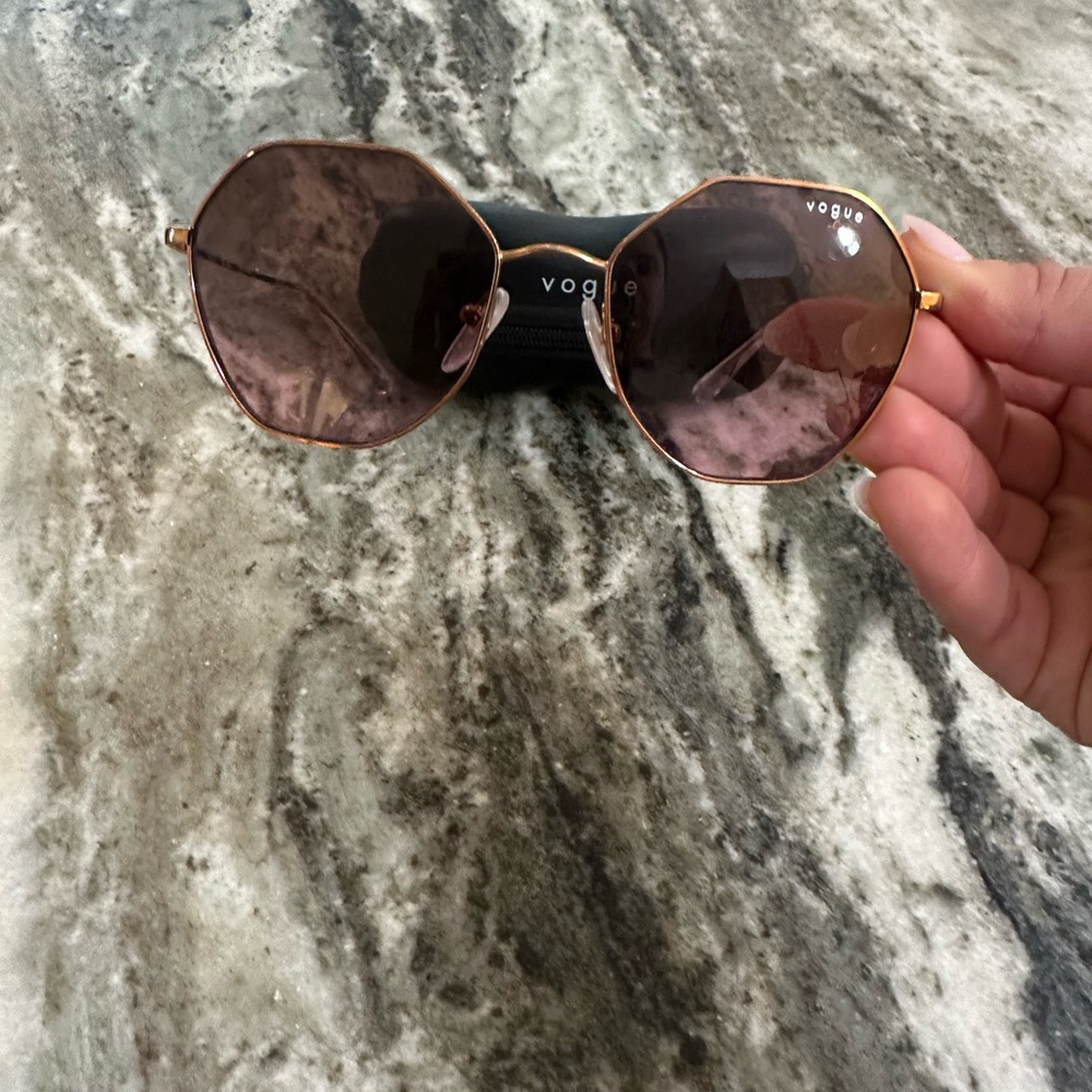 Sunglasses Vogue Eyewear Rose Gold - Pink Gradient - Metal